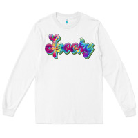 White spooky Long Sleeve Tee - JahusDesignShop