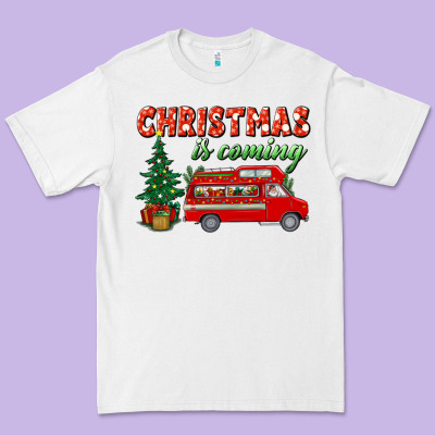 Christmas Is Coming Premium Tee Designed By Bundleandbundleshop