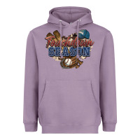 Lavender Touchdown season Baseball Heavyweight Hoodie - HowdyJamesFarm