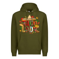 Cinco De Mayo Taco Lady Premium Hoodie | Teevron