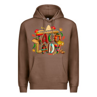 Chestnut cinco de mayo taco lady Premium Hoodie - CowGirlArtShop