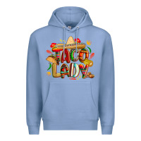 Colony Blue cinco de mayo taco lady Premium Hoodie - CowGirlArtShop
