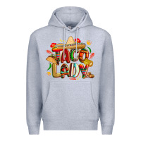 Heather Grey cinco de mayo taco lady Premium Hoodie - CowGirlArtShop