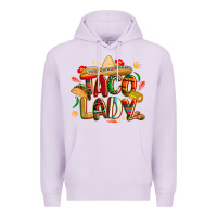 Lilac cinco de mayo taco lady Premium Hoodie - CowGirlArtShop
