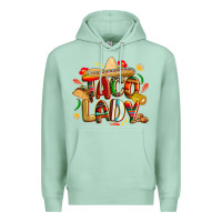 Seafoam cinco de mayo taco lady Premium Hoodie - CowGirlArtShop