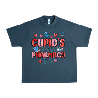 Midnight Navy cupid's favorite pharmacy tech Urban Heavy Tee - MaliasSmallBusiness