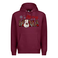 Burgundy merry mama Premium Hoodie - JahusDesignShop