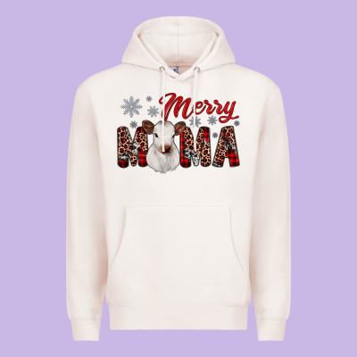 Merry Mama Premium Hoodie Designed By Jahusdesignshop