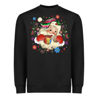 Black mexican christmas santa Heavyweight Sweatshirt - MaliasSmallBusiness