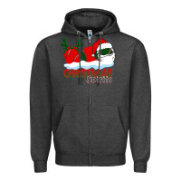 Charcoal Heather Christmas Spirits Baseball Zipper Hoodie - Bettercallsaul