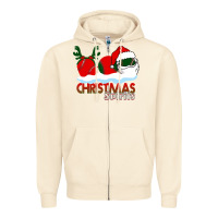 Sandshell Christmas Spirits Baseball Zipper Hoodie - Bettercallsaul