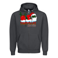 Smoke Christmas Spirits Baseball Zipper Hoodie - Bettercallsaul