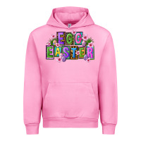 Fuchsia Pink egg and easter Urban Hoodie - FaDigitalArtStudio