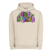 Pigment French Oak egg and easter Urban Hoodie - FaDigitalArtStudio