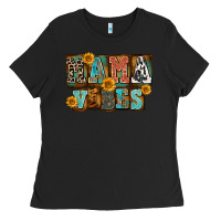 Black western mama vibes Ladies Tee - FaDigitalArtStudio