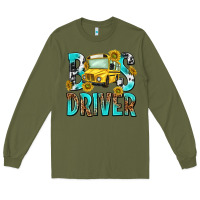 Army Green bus driver Long Sleeve Tee - NancyCooperArtShop