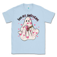 Dusty Blue boo jee valentine Classic Tee - MaliasSmallBusiness