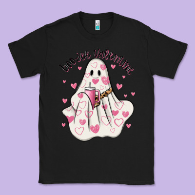 Boo Jee Valentine Classic Tee Designed By Maliassmallbusiness