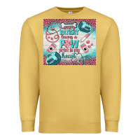 Antique Gold every patient leaves a paw print in my heart Premium Sweatshirt - TumblerDesignByShophia