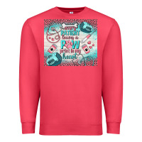 Cardinal every patient leaves a paw print in my heart Premium Sweatshirt - TumblerDesignByShophia