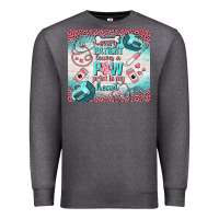 Charcoal Heather every patient leaves a paw print in my heart Premium Sweatshirt - TumblerDesignByShophia