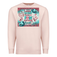 Pale Pink every patient leaves a paw print in my heart Premium Sweatshirt - TumblerDesignByShophia
