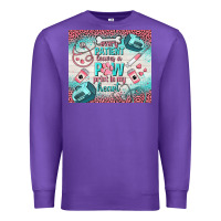 Purple every patient leaves a paw print in my heart Premium Sweatshirt - TumblerDesignByShophia