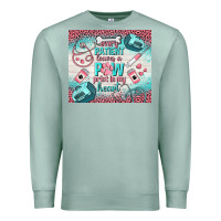 Seafoam every patient leaves a paw print in my heart Premium Sweatshirt - TumblerDesignByShophia