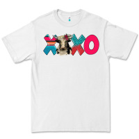 White xoxo holstein cow Premium Tee - AdoDesignShop