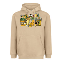 Mushroom Honey bee coffee cups Heavyweight Hoodie - HowdyJamesFarm