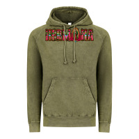 Vintage Olive hermana floral aztec leopard Vintage Hoodie - Jasminsmagicworld