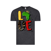 Vintage Black africa love Vintage Tee - MaliasSmallBusiness