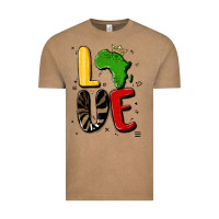 Vintage Coffee africa love Vintage Tee - MaliasSmallBusiness