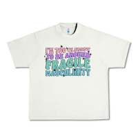 Pistachio i'm too clumsy to be around fragile masculinity Urban Heavy Tee - MaliasSmallBusiness