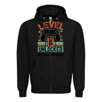 Black Level 13 Unlocked Official Teenager 13th Birthday Zipper Hoodie - Bettercallsaul