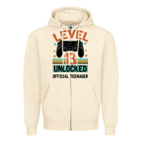 Sandshell Level 13 Unlocked Official Teenager 13th Birthday Zipper Hoodie - Bettercallsaul