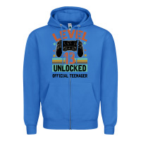 True Royal Level 13 Unlocked Official Teenager 13th Birthday Zipper Hoodie - Bettercallsaul