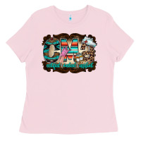 Bubblegum Pink cma Ladies Tee - RacoonDesign