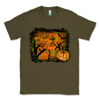 Army Green halloween backround Classic Tee - RanaPortraitStore