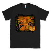 Black halloween backround Classic Tee - RanaPortraitStore