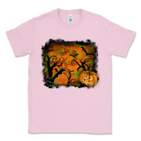 Bubblegum Pink halloween backround Classic Tee - RanaPortraitStore