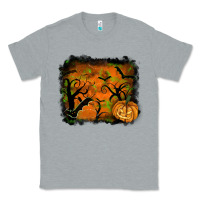 Heather Grey halloween backround Classic Tee - RanaPortraitStore