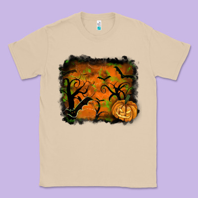 Halloween Backround Classic Tee Designed By Ranaportraitstore