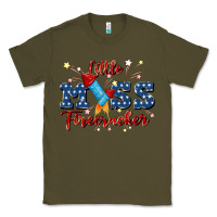 Army Green little miss firecracker Classic Tee - JahusDesignShop