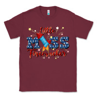 Burgundy little miss firecracker Classic Tee - JahusDesignShop