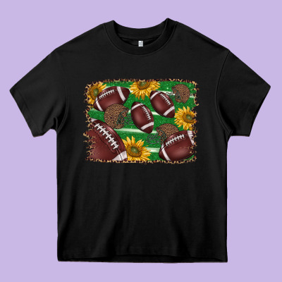 American Football Background Heavy Core Tee Designed By Barkaloodesign