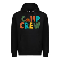 Black camp crew Premium Hoodie - CowGirlArtShop