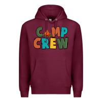 Burgundy camp crew Premium Hoodie - CowGirlArtShop