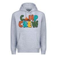 Heather Grey camp crew Premium Hoodie - CowGirlArtShop