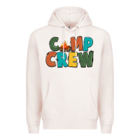 Pale Pink camp crew Premium Hoodie - CowGirlArtShop
